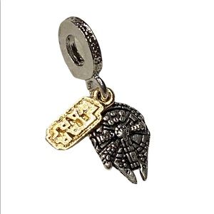 NEW•Two tone Millennium Falcon ship DIY charm